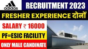 Adidas Company Luhari Haryana